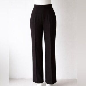K Studio Collection Black Tapered Dress Pants Women’s 14 Elastic Waist